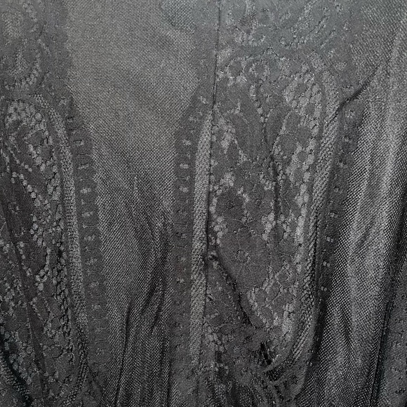 Funlingo Women’s Boho Black Lace Mini Dress, Short Sleeve Lined, Size: XL, NWT - Picture 10 of 13